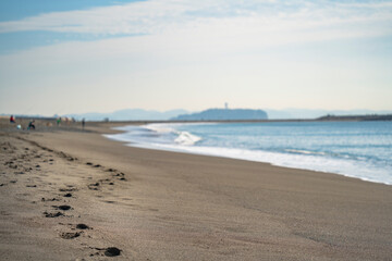 茅ヶ崎海岸の風景【神奈川県・茅ヶ崎市】　seascape of Shonan, Japan