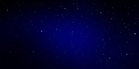 Obraz premium Night sky with stars and galaxy in outer space, universe background