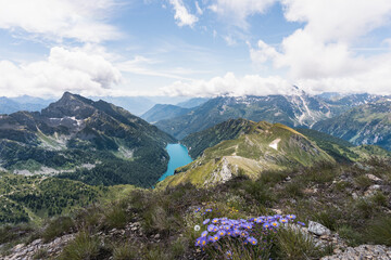 Obraz premium Panorama del parco dell'Alpe Devero, Piemonte