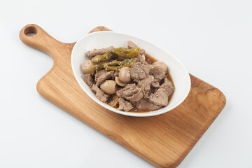 장조림, 메추리알, 메추리알장조림, 꽈리고추, 고추, 간장, 양념 ,야채, 채소, 한국음식, 한국문화, 음식