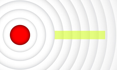 White paper topography relief. Abstract paper cut background. Realistic papercut decoration textured