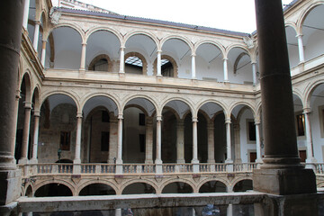normal palace (actual parliament) in palermo in sicily (italy) 