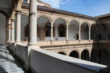 normal palace (actual parliament) in palermo in sicily (italy) 