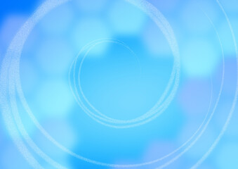 幻想的なブルーの六角形のグラデーションテクスチャ