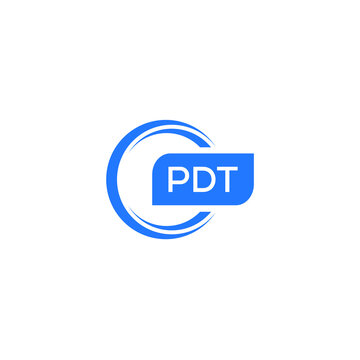 PDT letter design for logo and icon.PDT typography for technology, business and real estate brand.PDT monogram logo.vector illustration.