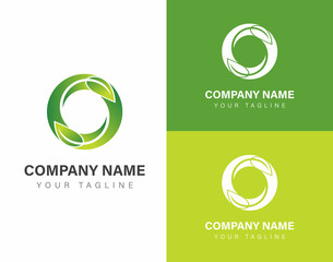Eco Letter O Logo