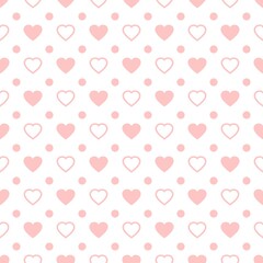 heart seamless pattern vector trendy background for print.