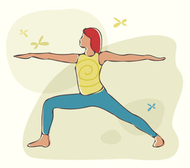 yoga pose female