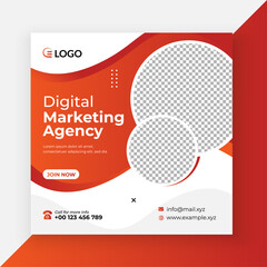 Digital Marketing Corporate Social Media Post banner Template