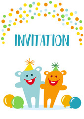 Kids birthday party invitation