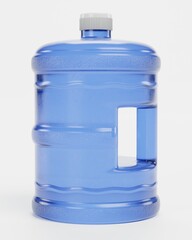 Realistic 3D Render of Water Barrel
