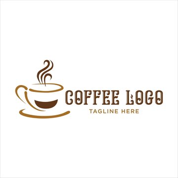 Cafe Logo Vector Design Template.