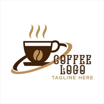 Cafe Logo Vector Design Template.