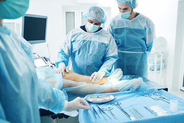 Endovenous laser treatment for varicose leg veins