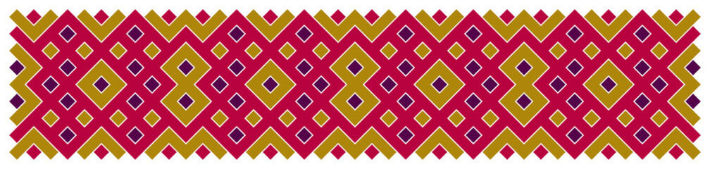 Multicolor truchet tiling connections illustration