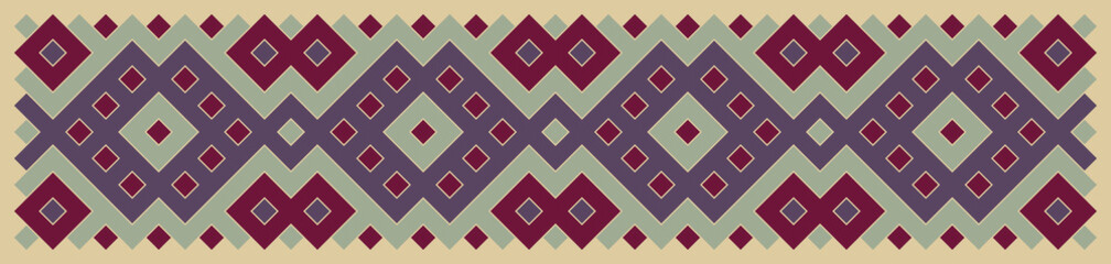 Multicolor truchet tiling connections illustration