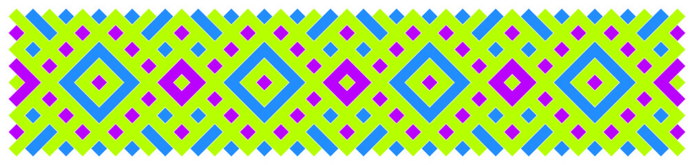 Multicolor truchet tiling connections illustration