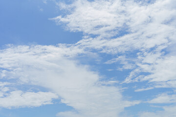 Daytime clear sky and clouds background