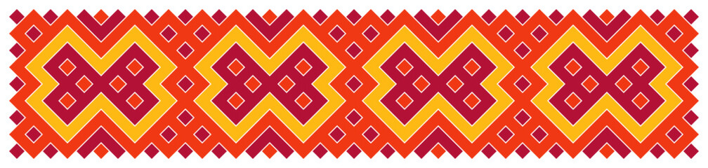 Multicolor truchet tiling connections illustration