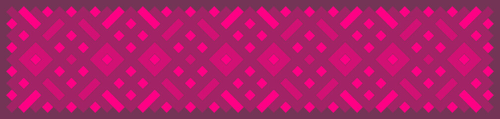 Multicolor truchet tiling connections illustration