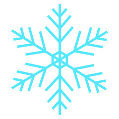 Snowflakes оrnamental winter design. vector illustration. Blue snowflake on white background. Beautiful snowflakes for winter design. Christmas New Year elements. Silhouette of crystal snowflakes Icon