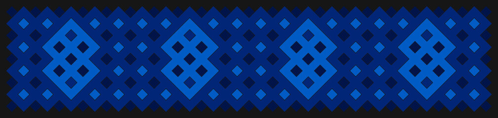 Multicolor truchet tiling connections illustration