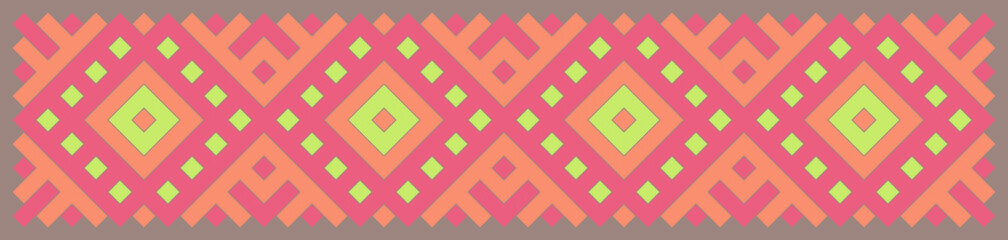 Multicolor truchet tiling connections illustration