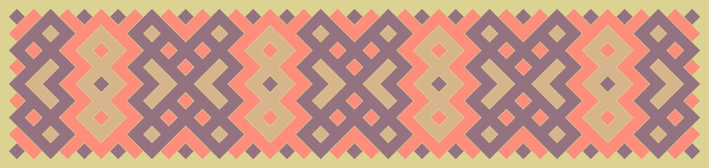 Multicolor truchet tiling connections illustration