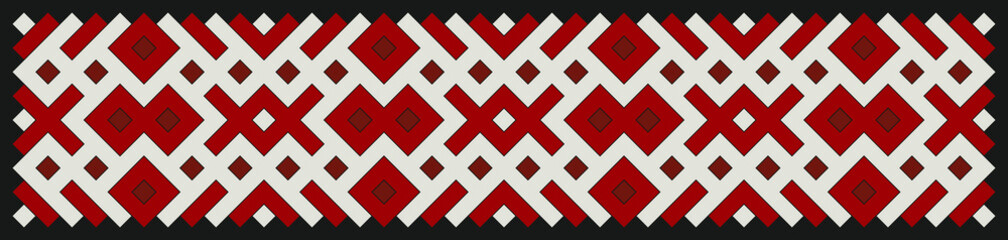 Multicolor truchet tiling connections illustration