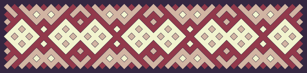 Multicolor truchet tiling connections illustration