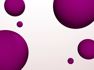 purple violet 3d rendering abstract background with circle art