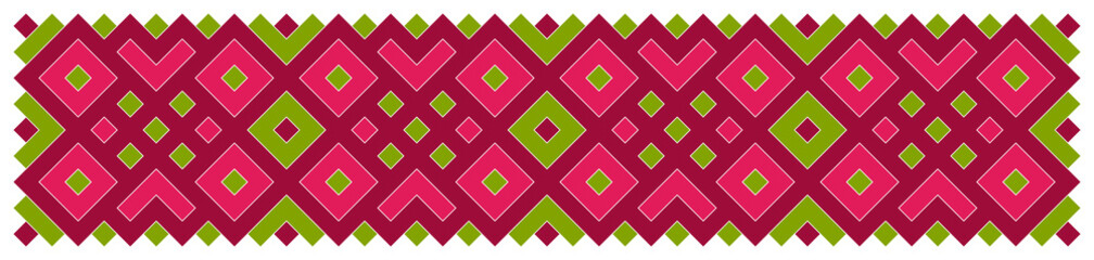 Multicolor truchet tiling connections illustration