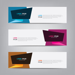 Banner background. Modern Graphic Template Banner with dynamic abstract background