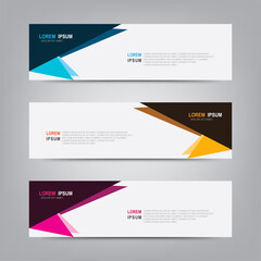 Banner background. Modern Graphic Template Banner with dynamic abstract background