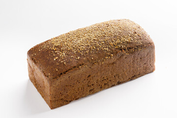 Bread on a white background
