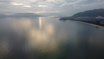 夕日と海の輝くヒカリ！SDGs地球の神秘と海とソラ！