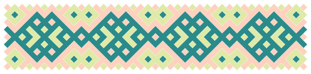 Multicolor truchet tiling connections illustration