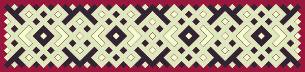 Multicolor truchet tiling connections illustration