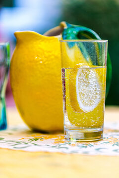 lemonade in a glass