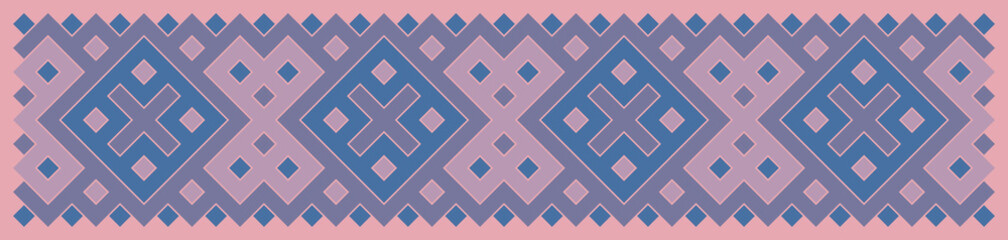 Multicolor truchet tiling connections illustration