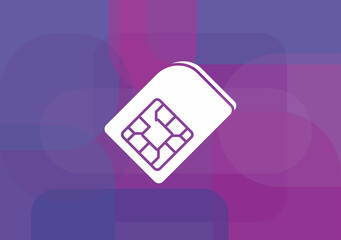 sim card.Vector illustration.line icon.vector illustration design