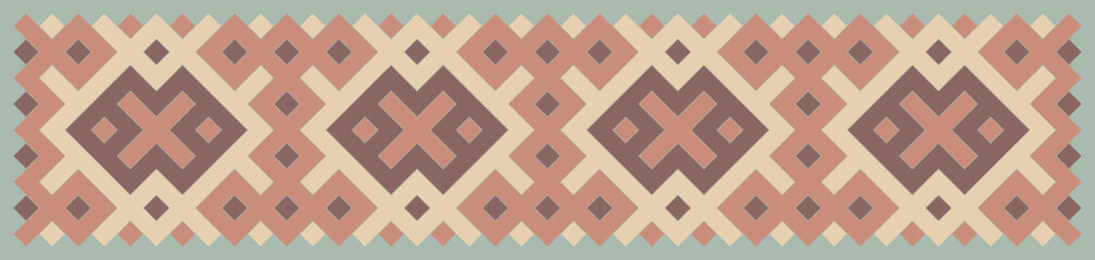 Multicolor truchet tiling connections illustration