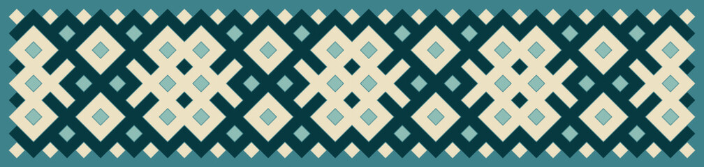 Multicolor truchet tiling connections illustration