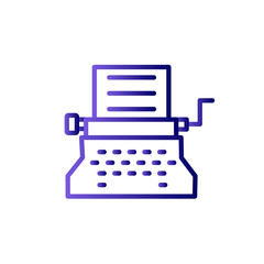 Typewriter Icon