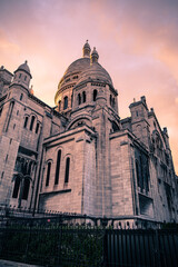 Coucher de soleil sur Montmartre