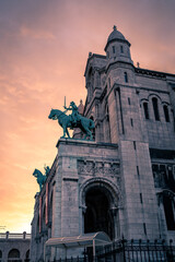 Coucher de soleil sur Montmartre