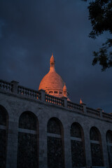 Coucher de soleil sur Montmartre