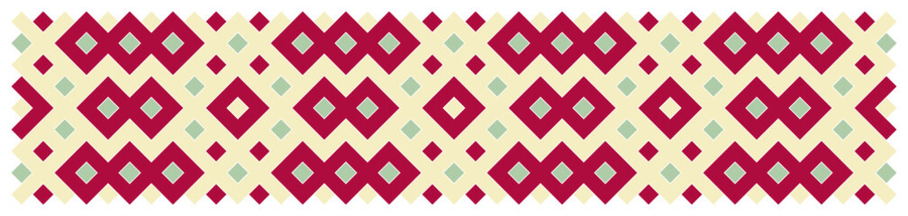 Multicolor truchet tiling connections illustration