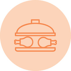 Roast Chicken Icon