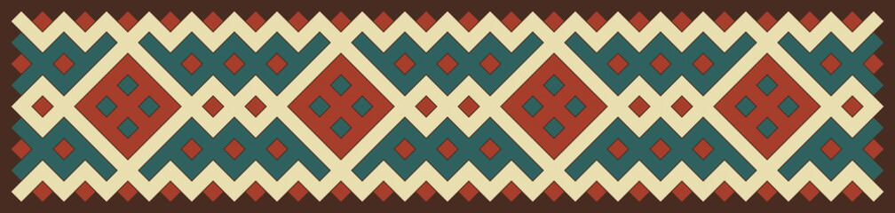 Multicolor truchet tiling connections illustration